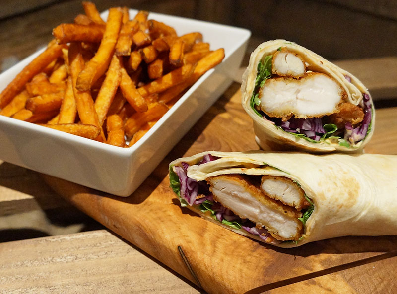 Classic Chicken Tender Wrap with a Twist Kepak Foodservice
