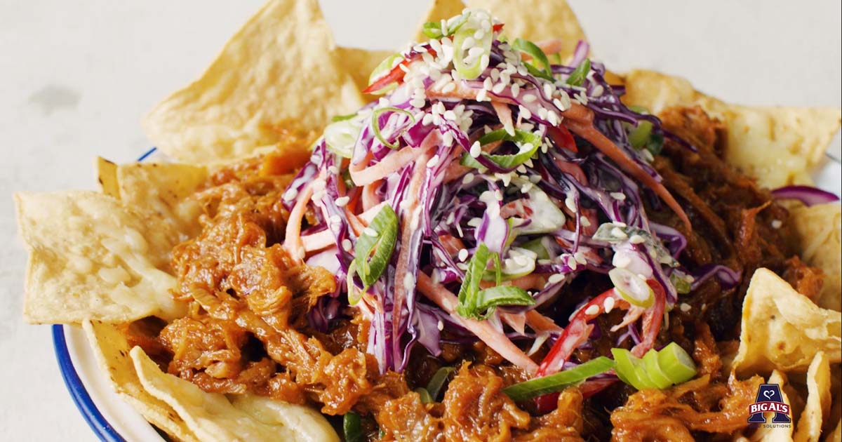 Love it loaded! BBQ Pulled Pork Nachos - Kepak Foodservice