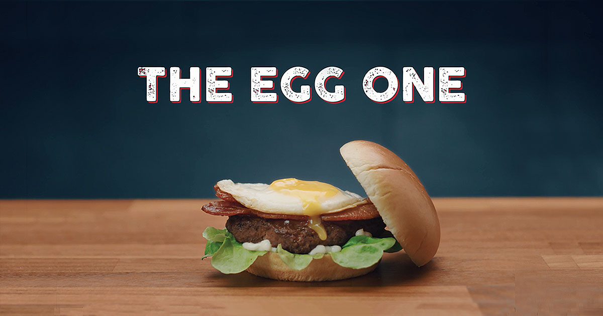 Eggscellent Bacon, Egg & Beef Prime Burger - Kepak Foodservice